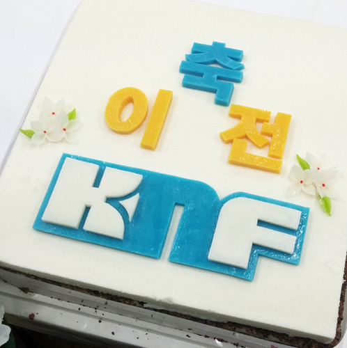 KNF Korea 본사 이전 기념 케익 (40cm)