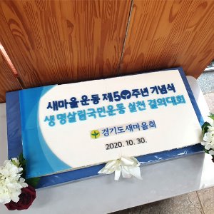 경기도 새마을회운동 50주년 기념 (80cm)